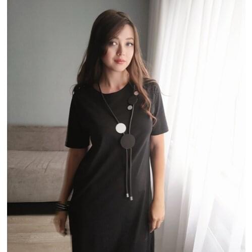 YD&YDBZ Wholesale Initial Gothic Chain Necklace Non Tarnish Rubber DIY by Hand Made Special Original Unique Style Women Jewelry