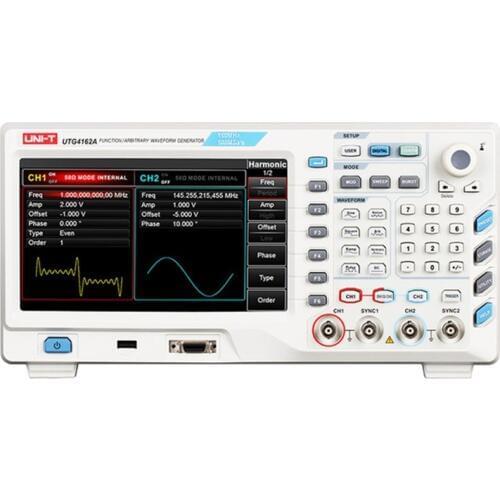 Original High Quality Digital UNI-T UTG4162A Function/Arbitrary Waveform Generator Dual Channels 160MHz 500M/S Signal Generators