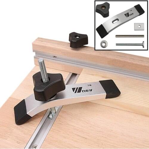 Universal Clamping Blocks Platen Miter Track Clamping Blocks M8 Screw T screw T slot Woodworking tools