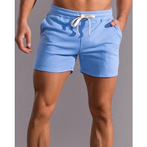 2021 Solid Summer Running Shorts Men Sports Jogging Fitness Shorts Quick Dry Mens Gym Sportswear Sport Gyms Short Pants S-4XL