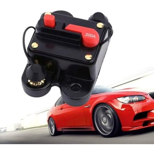 12V-48V DC Waterproof Circuit Breaker DC Reset Fuse Inverter 30-300A Auto Accessories Automatic Recovery Circuit Breaker