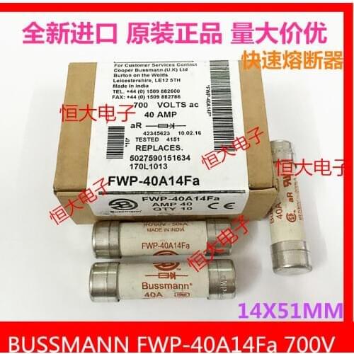 BUSSMANN FWP-10A14FA 10A 14*51mm 700V fast fuse import fuse