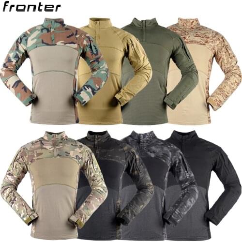 Мужские камуфляжные футболки FRONTER China At AliExpress