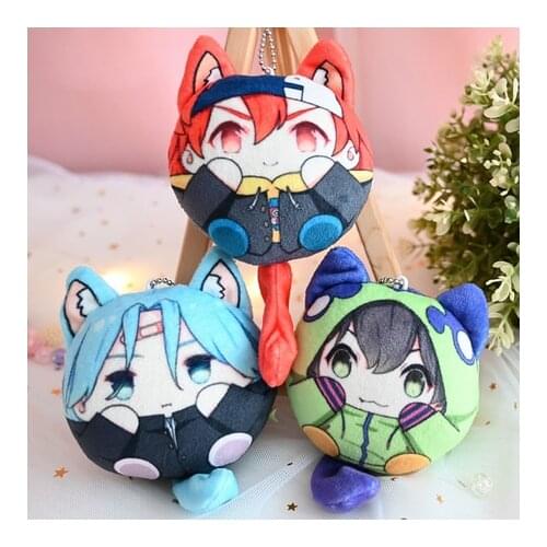Hot Anime SK EIGHT SK8 the Infinity REKI Langa MIYA Dango Cute Mini Plush Dolls Keychain Cosplay Keyrings Itabag Pendant Toys