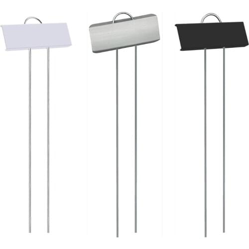 Metal Plant Labels Weatherproof Garden Markers Reusable Nursery Tags for Vegetables Herb Flower Greenhouse