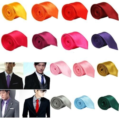 MEN ADULT 8cm Tie Solid NEW Ties Neck Tie Fashion Wholesale Neckties Color Dress Cravat Wedding Party Shirt CA46