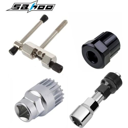 Bicycle Repair Tools Flywheel Remover Socket Bottom Bracket Removing Socket Tool Chain Cutter Crank Removing Tool Bike Parts