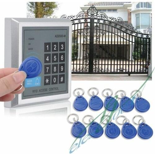 RFID Access Control System Device Machine Security 125Khz RFID Proximity Entry Door Lock 1000 user