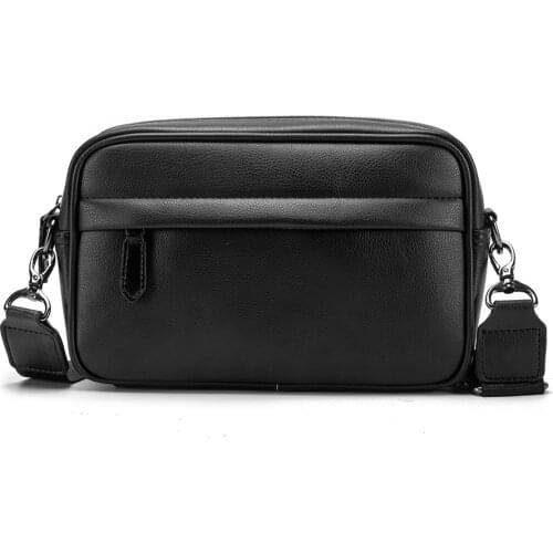 Luxury Fashion Brand Mens Mini Square Bag Street Casual Single Shoulder Crossbody Bags Male Phone Pouch Messenger Bag Trendy