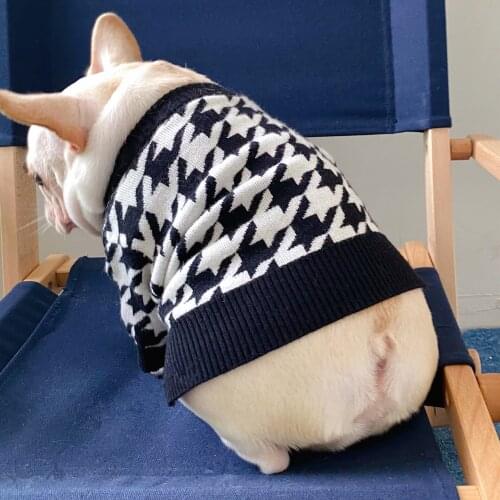 French Bulldog Swallow Gird Sweater for Yorkies Pet Dog Clothes for Small Dogs Clothing Pug Warm Costume Dog Accessorie PC1611