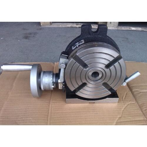 HV6 diameter 150mm vertical and horizontal dual purpose milling machine horizontal vertical rotary table high precision