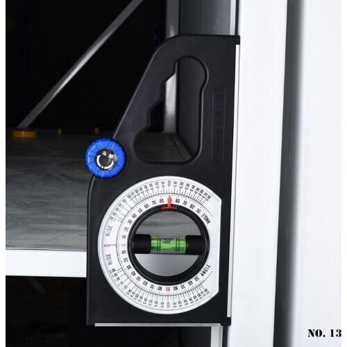 1PC Multi-functional Protractor Angle Ruler Angle Finder Slope Scale Level Measuring Instrument and Magnetic Base Measuring Tool