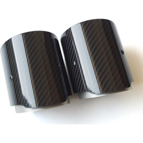 1 piece Carbon Fiber Exhaust tips for M Performance Exhaust Muffler pipe for Direct Fit modification BMW F87M2F80M3F82F83M4