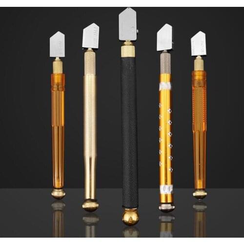 1Piece Professional Glass Cutter Portable Alloy Steel Tipped Glass Tile Cutter Window Craft DIY for Hand Tool