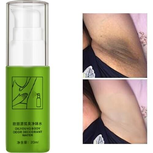 20ml Summer Body Odor Deodorant Water Spray Underarm Sweat deodorization Odor Clean