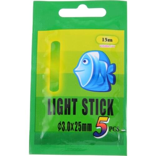 50pcs Fishing Light Stick Practical Portable Fishing Glow Stick Luminous Float Lightstick Dark Glow Stick Fishing Tackle