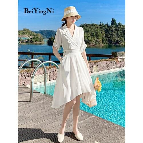 BEIYINGNI Casual Summer Dresses