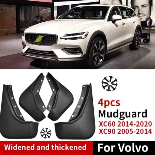 For Volvo XC60 2014-2020 XC90 2005-2014 Mudflaps Splash Guards Front Rear Mud Flap Mudguards Fender Mud Flaps Car Accessories