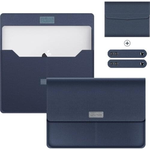 Pu Leather Laptop Sleeve Bag Case For Macbook Air Pro 13 M1 15 16 2020 Notebook Cover For Huawei HP ASUS 12 13 14 15.4 15.6 Case