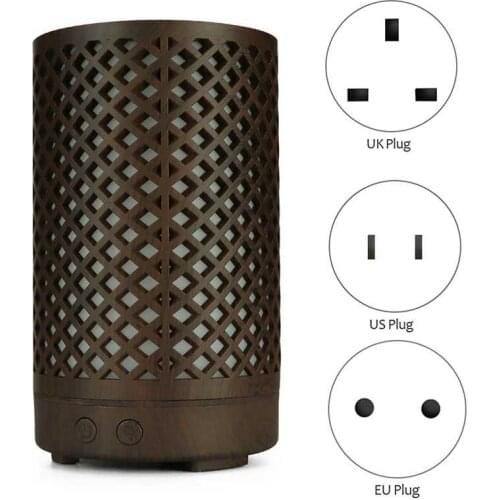Essential Oil Diffuser Metal Quiet Vintage For Office Bedroom 100Ml