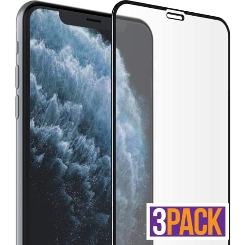 For iPhone 5 6 7 8 Plus X XR 11 12 Pro Max Tempered Glass Screen Protector 3D Full Coverage HD Clear Anti-Scratch Bubble Free