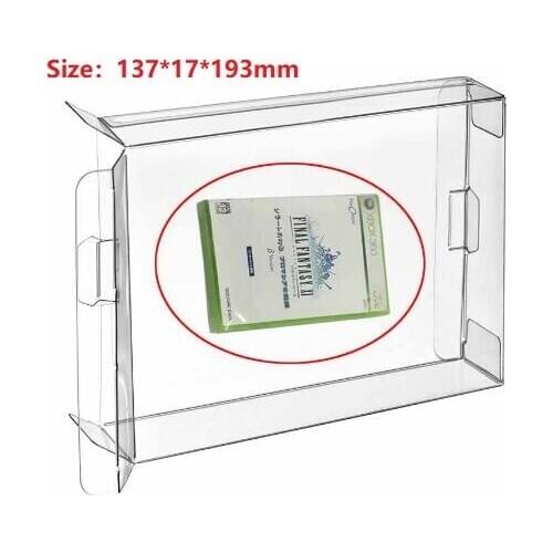 H 100pcs Carts Clear CIB Game Cartridge Box Case Protector Sleeve for Xbox 360
