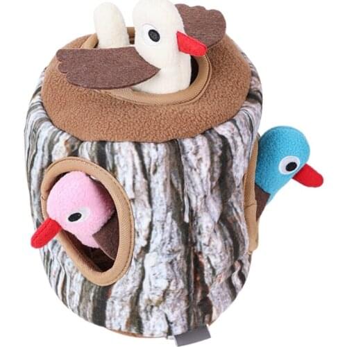 Interactive Training Puppy Tree Hole Durable Soft Dog Snuffle Toy for Dogs Gift