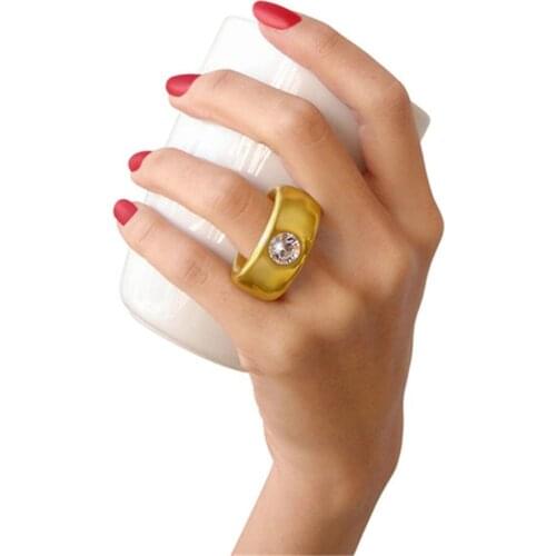 Creative Wedding Gifts Lovers Couple Cartoon Elegant Crystal Diamond Ring Mugs White Ceramic Cute Water Coffee Mug Drinkware