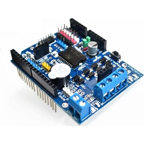 L298P PWM Speed Controller Dual High-Power H-bridge Driver ,Bluetooth Interface, L298P Motor Shield Board for