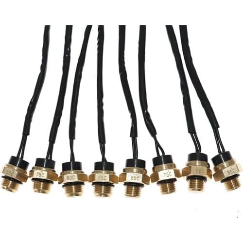 M14/M16*1.5mm Motorcycle Electric Radiator Coolant Fan Water Temperature Thermostat Switch Temp Sensor for 200 250 400 450 bike