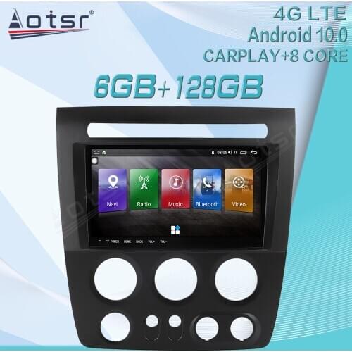 128G For Hummer H3 2005-2010 Android Radio Tape Recorder Car Multimedia Player Stereo Head Unit GPS Navigation AutoAudio No 2Din