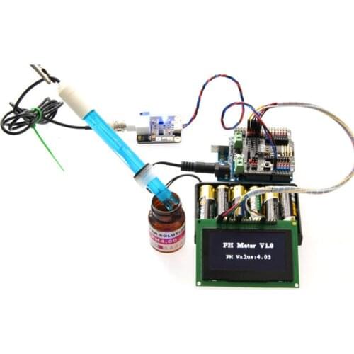 Free Ship PH concentration test analog electrode collection PH acidity sensor module PH detection for Arduino