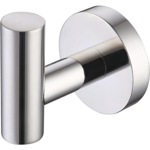 Bathroom Hardware Set Stainless Steel Single Towel Rack Bathroom Wall Mounted Towel Robe Hook Bathroom Accessories