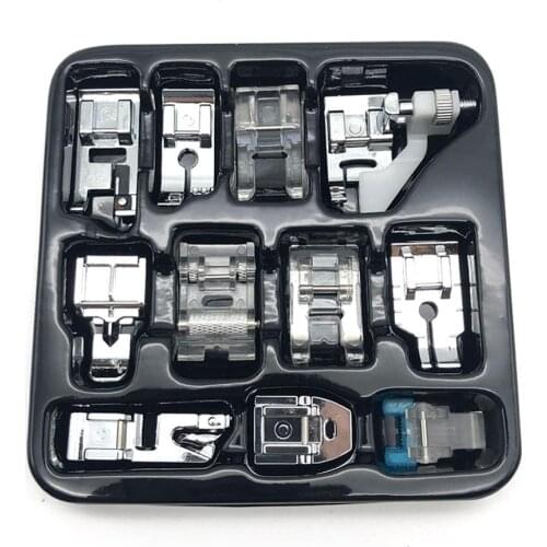11pcs Sewing Machine Presser Foot Foot Set of Domestic Sewing Machine Multifunctional Sewing Accessories