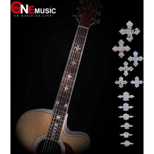 All Gross Shape Guitar Fretboard Inlay Stickers Imitation Abalone for Gutiar Fret Neck Decals / Markers