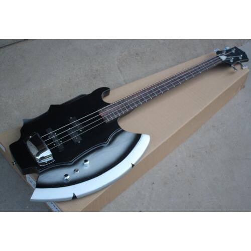 Low price Cort GENE SIMMONS AXE Guitar 4 Strings Electric Bass Guitar with bridge cover In Stock For Sale