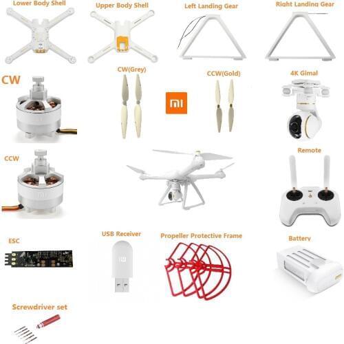 Original Xiaomi Mi Drone 4K 1080P Version RC FPV Quadcopter Spare parts 17.4V 5100mAh Lipo Battery for Camera Drones Accessories