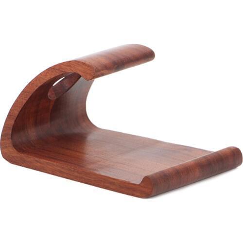 Rosewood craftwork acid wood ebony mobile phone bracket wood carving decoration solid wooden support