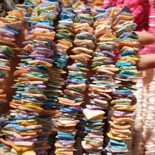 Natural shell Beaded irrgular shape craft shell For jewelry making DIY Bracelet necklace accessories home fish tank landscape