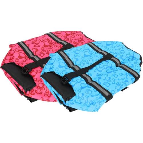 Pet Coat Dogs Body Protection Dog Vest High Buoyancy Dog Swimsuit Adjustable Pet Safety Life Jacket with Reflective for