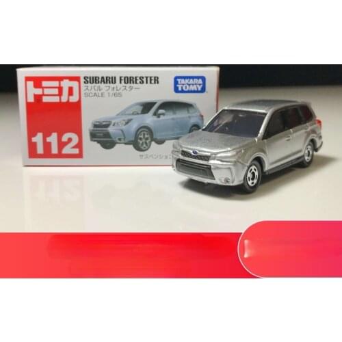 TOMY TRKARA 1:65 SUBARU FORESTER #112 wheel damping trunk open Out of print collection alloy die-casting car model