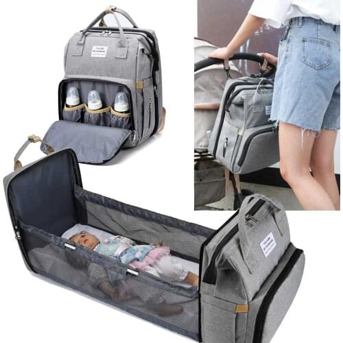 Waterproof Baby Diaper Bag Bed Backpack For Moms Maternity Bag For Stroller Nappy Bag Large Capacity Wet bags Stroller organizer
