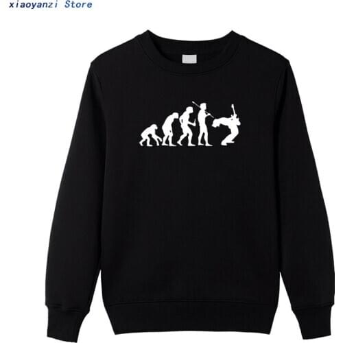 Funny Guitarist sweatshirts Evolution Of a Guitarist Music Rock Guitar Musician Band Metal Mens hoodies Unisex Cool pullovers