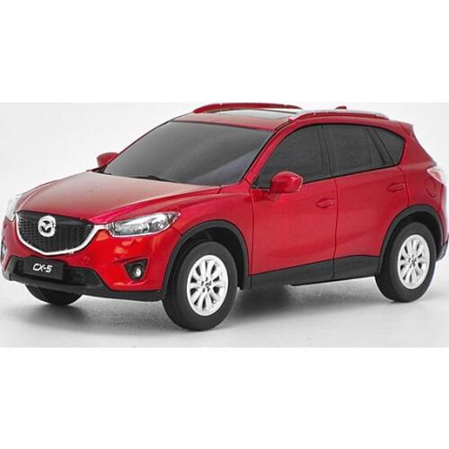 1:43 Plastic Model for Mazda CX-5 2014 Red SUV Plastic Pull-back Toy Car Miniature Collection Gift CX5 CX 5