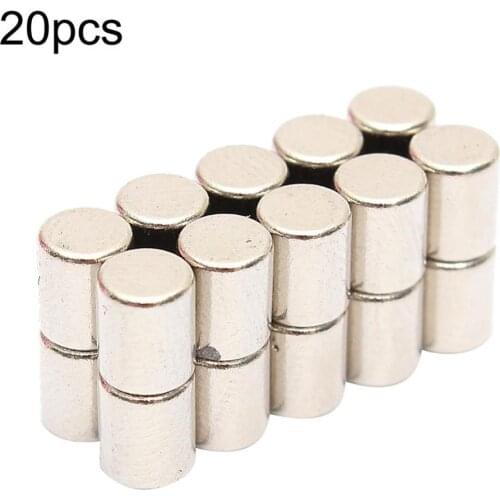20Pcs 4x5mm N52 Round Cylinder Super Strong Blocks Magnets 4mmx5mm Rare Earth Neodymium Magnets 4*5mm Permanent Magnets 4*5