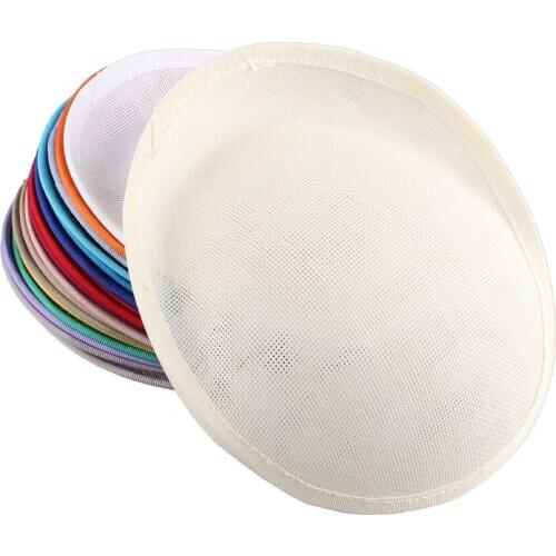 20 CM Ivory Imitation SINAMAY Fascinator Base Making Fascinators Party Hats DIY Hair Accessories Cocktail Headwear Bridal Hat