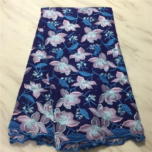 5yards african lace material swiss voile lace fabrics 2020 high quality embroidery cotton lace latest nigerian lace fabric