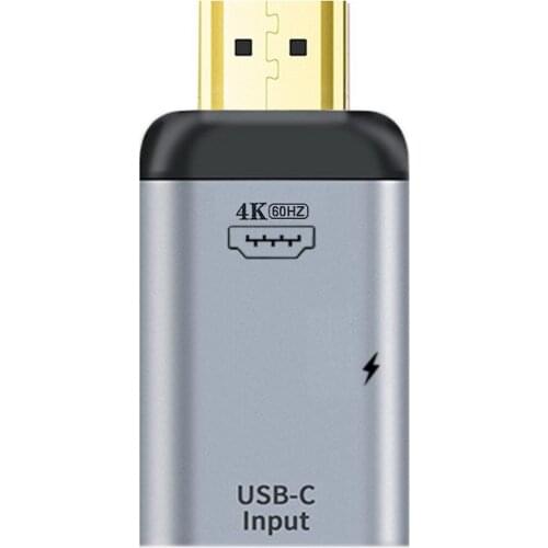 Chenyang USB-C Type C Female Source to HDMI Sink HDTV & PD Power Adapter 4K 60hz 1080p for Phone & Laptop