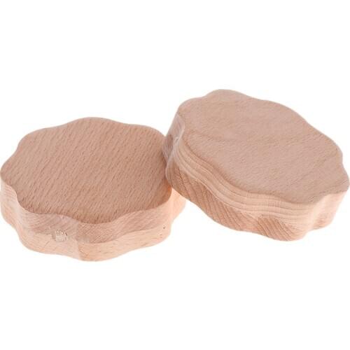 1 Pair Wooden Sandbox Shaker Toy Orff Musical Instrument for Children Gift