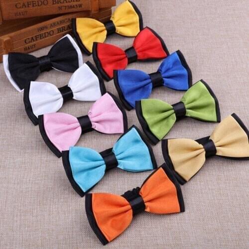 MENS ADULT Solid Bowties Butterfly Bowtie TiesAccessories Gift Bow Tie Party Neckwear New Wholesale Bowknot CA49